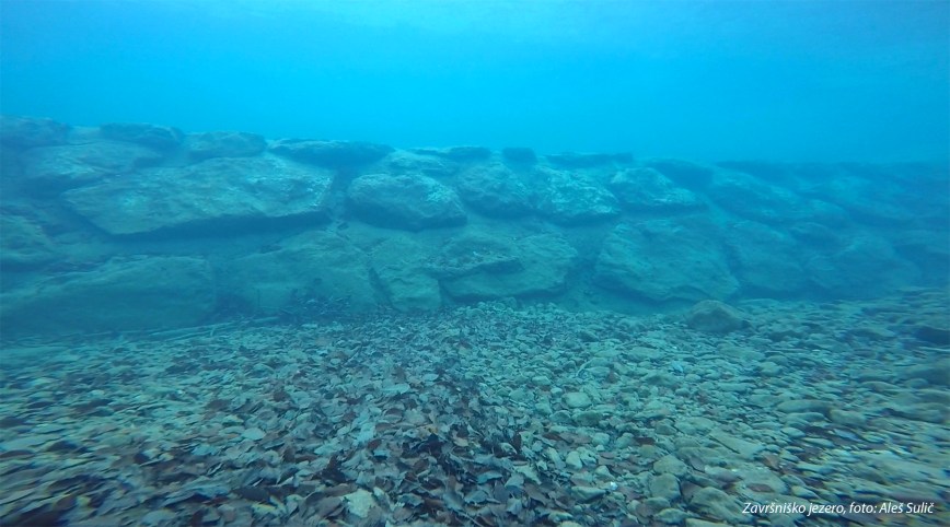 SVET POD VODO Jezero Završnica / Završniško jezero, foto: Aleš Sulič