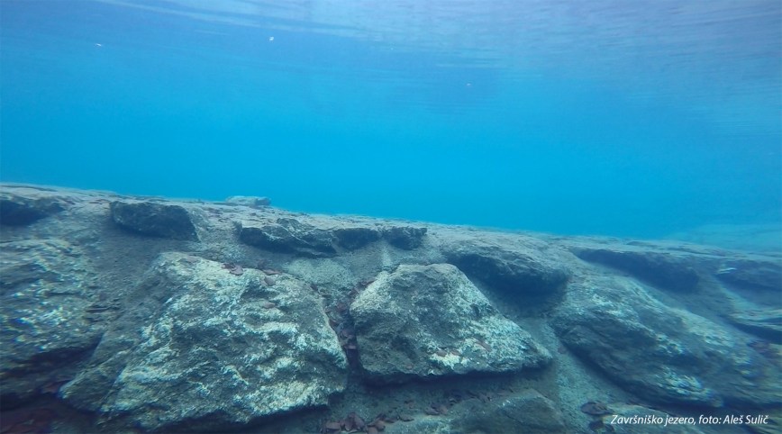 SVET POD VODO Jezero Završnica / Završniško jezero, foto: Aleš Sulič