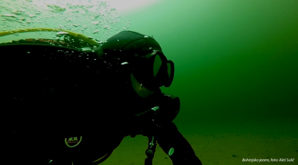 Bohinjsko jezero pod vodo